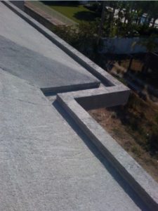 Integral Concrete Roof Gutter
