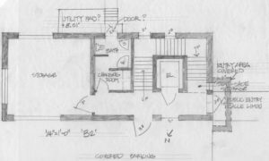 Sketch of First Floor - Entry Level